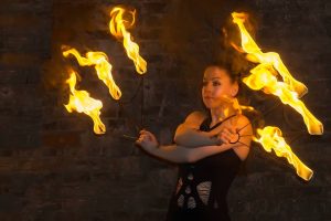 Bells & Whistles Fire Dancer Act